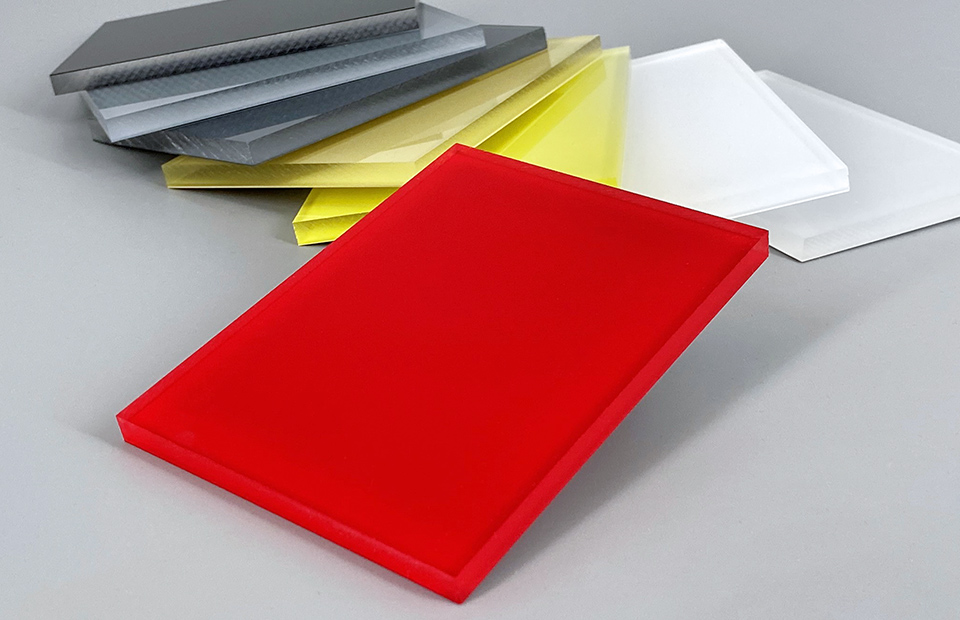 Werbehaug Materialkunde Platten Plexiglas Hi-Gloss Acrylglas hochglaenzend